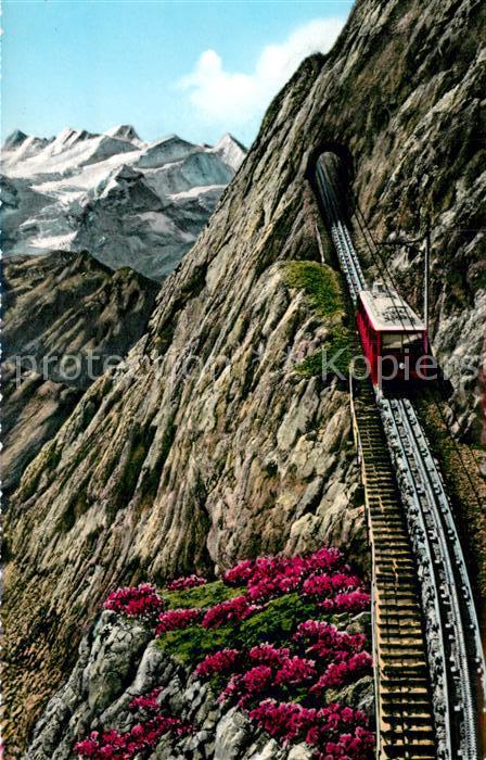 Zahnradbahn Pilatusbahn Eselwand Berneralpen
