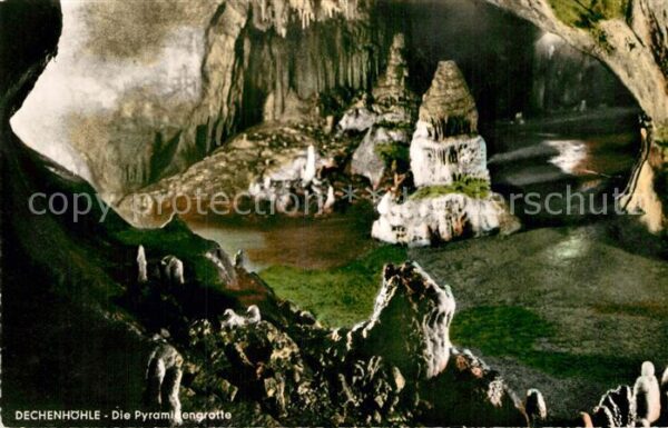 Hoehlen Caves Grottes Dechenhöhle Pyramidengrotte