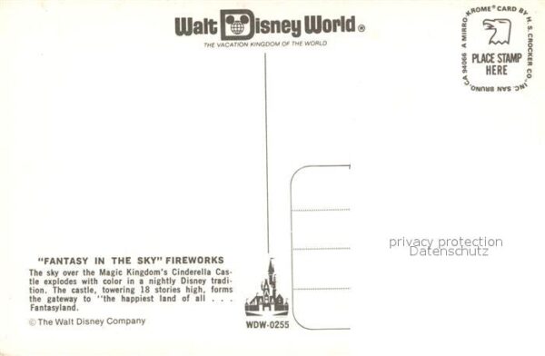 Walt Disney World Cinderella Castle Fireworks – Bild 2