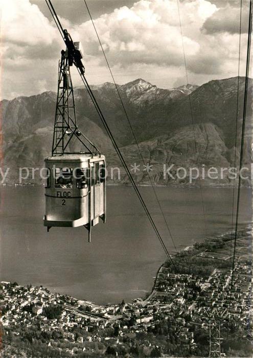 Seilbahn Funiva Locarno Orselina Cardada