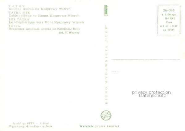 Seilbahn Tatry Kolejka linowa na Kasprowy Wierch – Bild 2