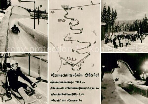 Bobsport Rennschlittenbahn Oberhof