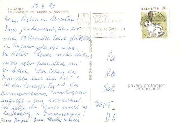Zahnradbahn Lugano Funicolare Monte S. Salvatore – Bild 2