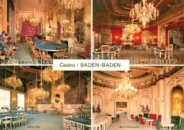 Casino Spielbank Baden-Baden Pompadour-Saal Roter Saal G
