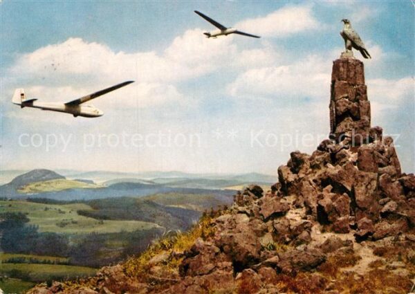 Segelflug Gliding Vol-Voile Vuolo-a-Vela Wasserkuppe Rhön Fliegerdenkmal