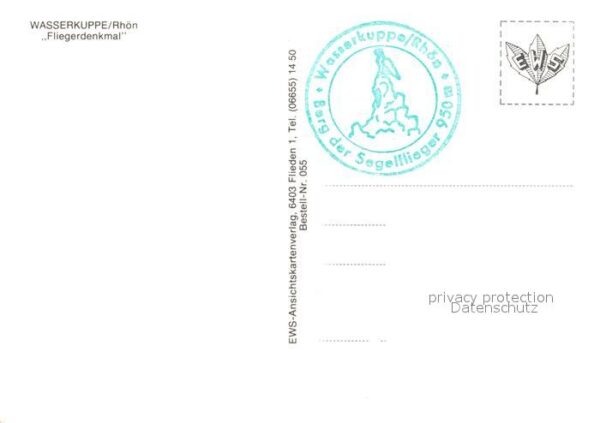 Segelflug Gliding Vol-Voile Vuolo-a-Vela Wasserkuppe Rhön Fliegerdenkmal – Bild 2