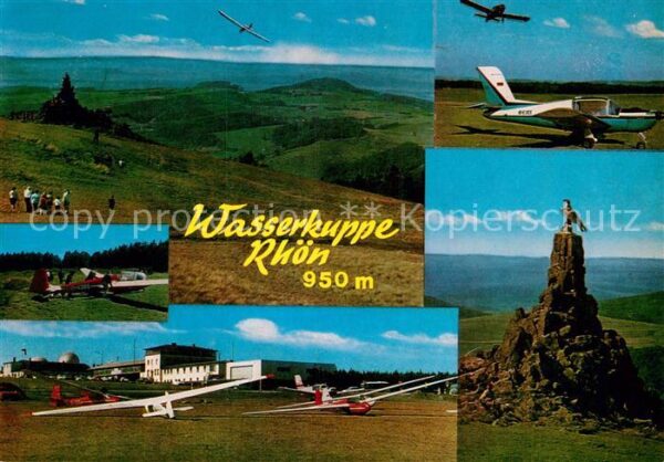 Segelflug Gliding Vol-Voile Vuolo-a-Vela Wasserkuppe Rhön Fliegerdenkmal