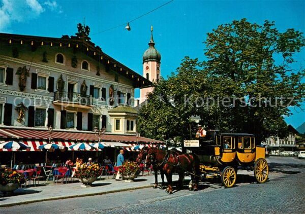 Postkutsche Garmisch-Partenkirchen Marienplatz Pfar