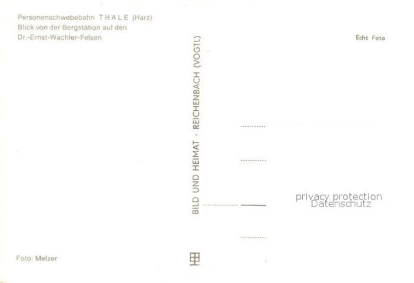 Seilbahn Thale Dr.-Ernst-Wachler-Felsen – Bild 2