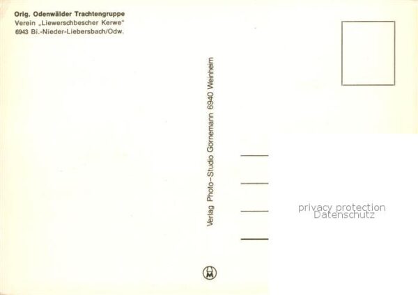 Trachten Odenwald Verein Liewerschbescher Kerwe – Bild 2