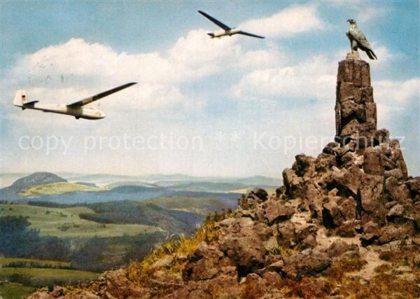 Segelflug Gliding Vol-Voile Vuolo-a-Vela Wasserkuppe Rhön Fliegerdenkmal