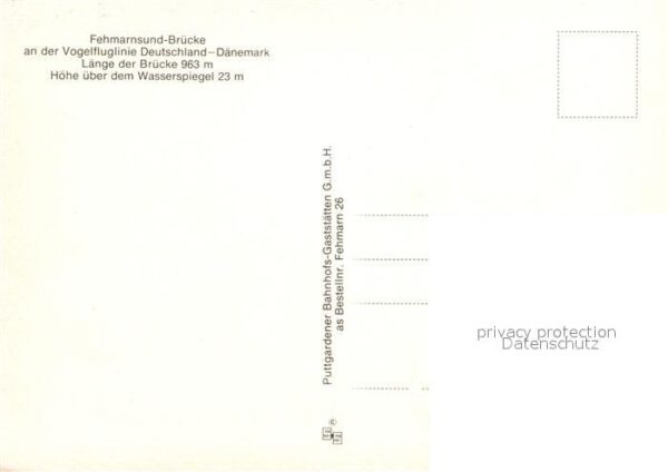 Bruecken Bridges Ponts Fehmarnsund-Brücke Vogelfluglinie Deuts – Bild 2