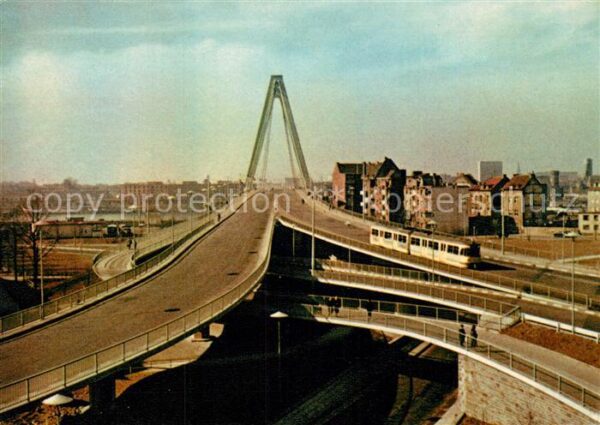 Bruecken Bridges Ponts Severinsbrücke Köln Strassenbahn