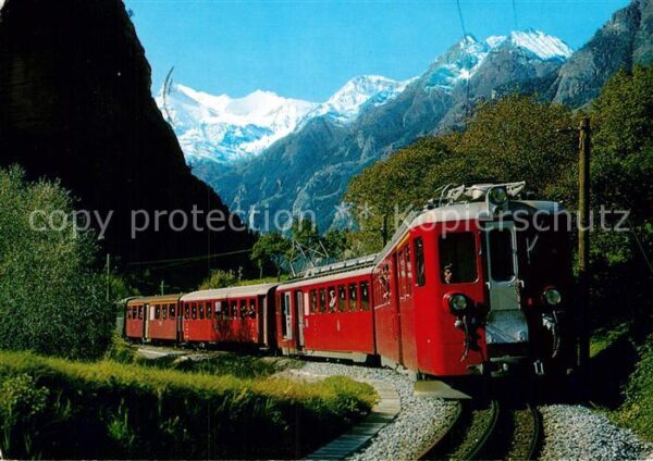 Eisenbahn Brig-Visp-Zermattbahn Glacier-Express M