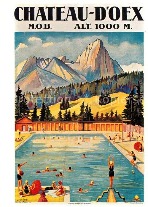Kuenstlerkarte L. Zipf Affiche Office du Tourisme de C