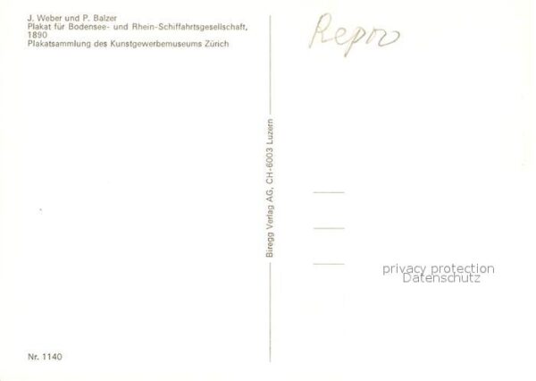Dampfer Seitenrad Bodensee- und Rheim-Schiffahrstgesellsc – Bild 2
