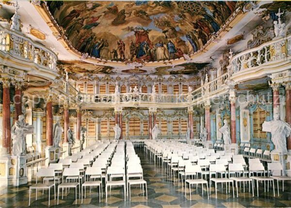 Bibliothek Library Bad Schussenried Rokoko-Bibliotheksaal