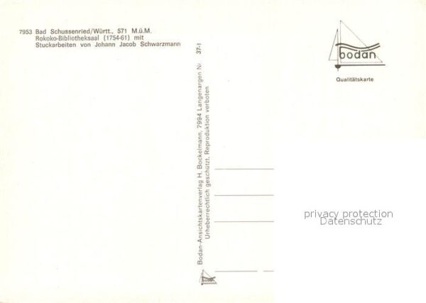 Bibliothek Library Bad Schussenried Rokoko-Bibliotheksaal – Bild 2