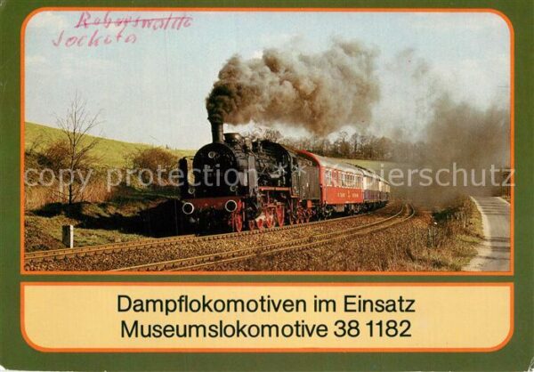 Lokomotive Museumslokomotive 38 1182