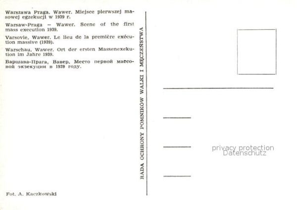 Friedhof Warschau Wawer Massenexekution 1939 – Bild 2