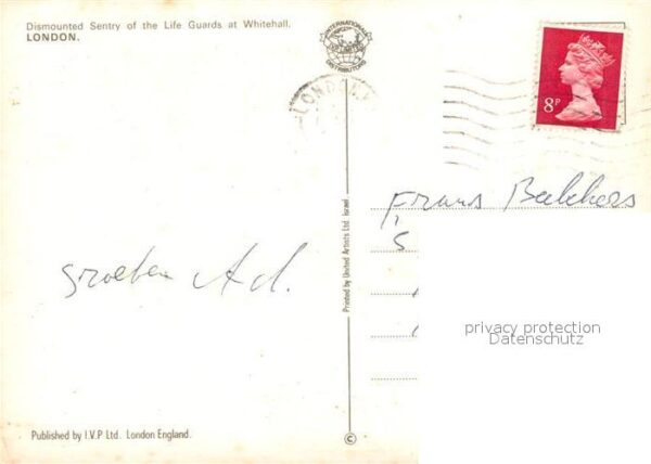 Leibgarde Wache Dismounted Sentry Life Guards Whitehall – Bild 2