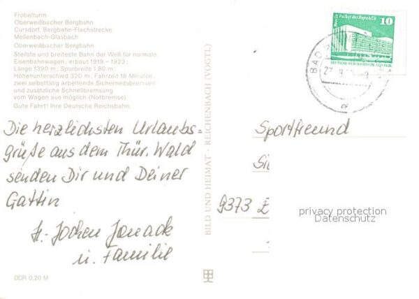 Bergbahn Oberweissbach Fröbelturm Cursdorf Melle – Bild 2