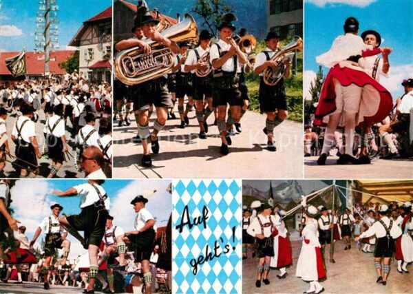 Trachten Bayern Trachtenfest Maibaum Trachtenkapelle Sc