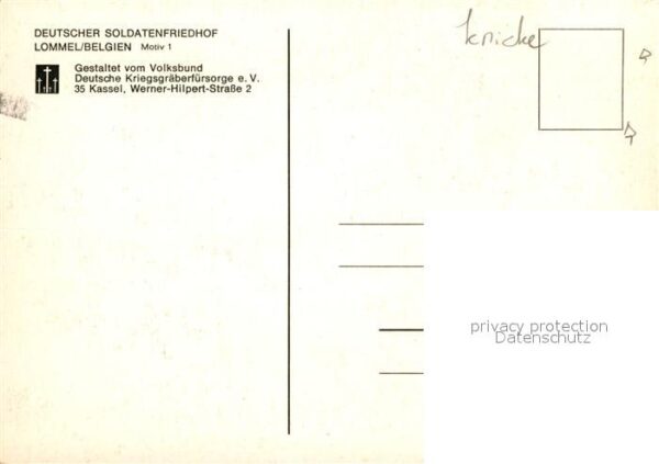 Friedhof Deutscher Soldatenfriedhof Lommel Belgi – Bild 2