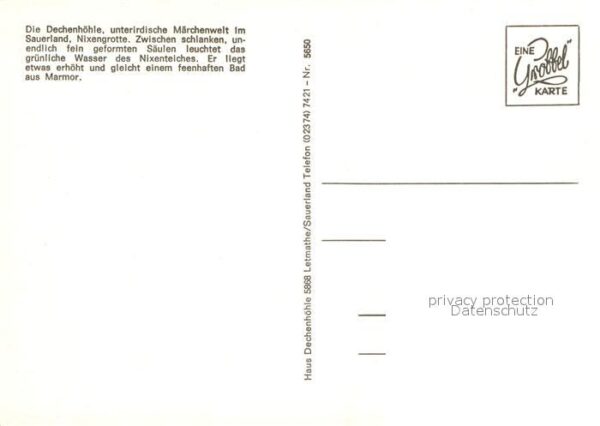 Hoehlen Caves Grottes Dechenhöhle Nixengrotte – Bild 2