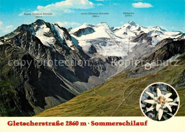 Edelweiss Gletscherstrasse Sommerschilauf