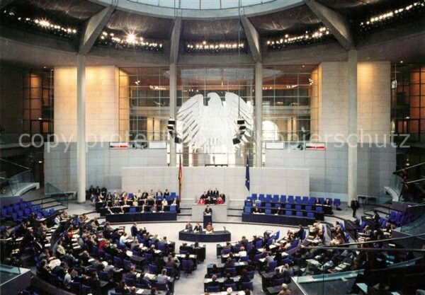 Politik Plenarsaal Reichstagsgebäude Berlin