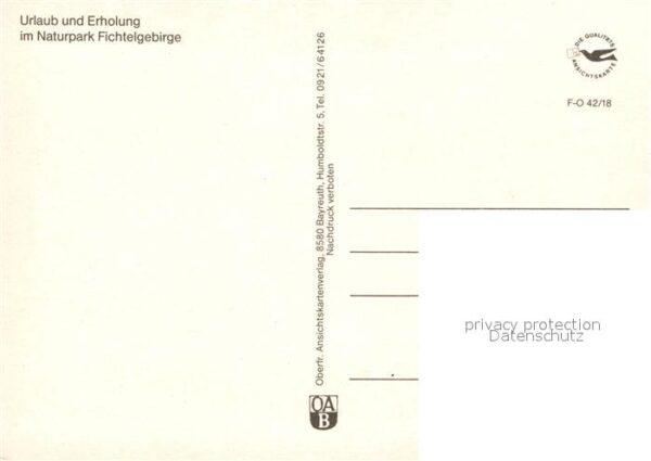 Liederkarte Fichtelgebirgslied Kösseinegipfel Wunsi – Bild 2