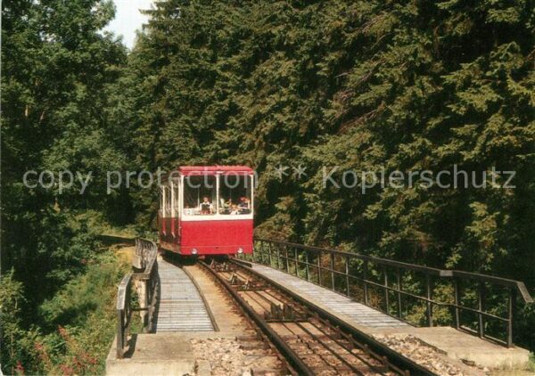Drahtseilbahn Seilbahnwagen Augustusburg Brücke