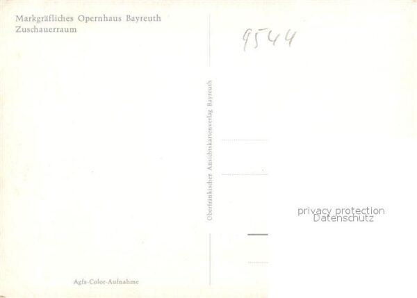 Oper Markgräfliches Opernhaus Bayreuth Zusch – Bild 2