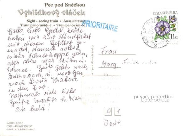 Touristenzug Pec pod Snezkou Vyhlidkovy vlacek – Bild 2