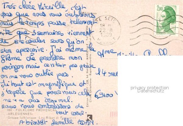 Trachten Frankreich Arles Arlesiennes – Bild 2