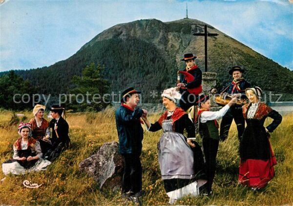 Trachten Frankreich Groupe Folklorique Auverna Dansaria Cle
