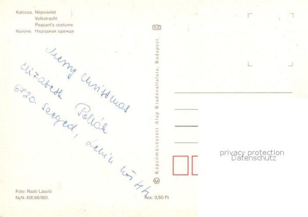 Trachten Ungarn Kalocsa Nepviselet – Bild 2