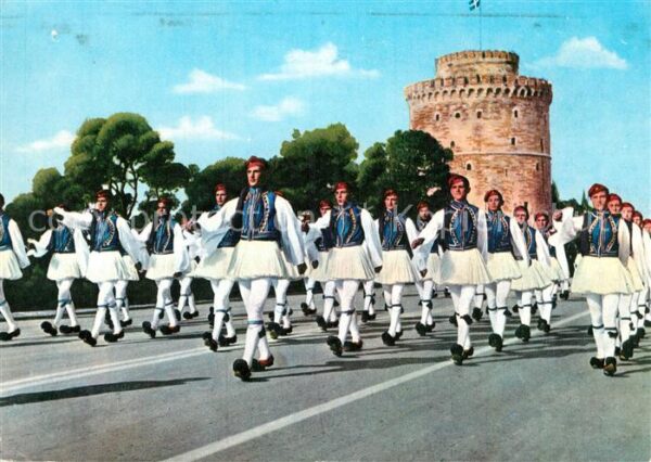 Leibgarde Wache Thessaloniki Parade Evzonen