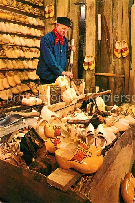 Schuhmacher Holzschuhmacher Werkstatt Holland