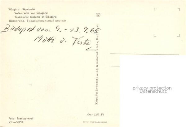 Trachten Ungarn Sioagard Nepviselet – Bild 2