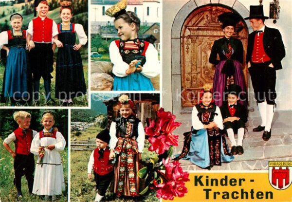 Trachten Oesterreich Vorarlberg Kindertrachten