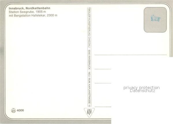 Seilbahn Nordkettenbahn Innsbruck Station Seegru – Bild 2