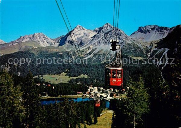 Seilbahn Arosa Weisshorn Obersee Mederger Fluh F