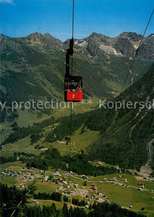 Seilbahn Walmendingerhorn Kleinwalsertal Mittelb