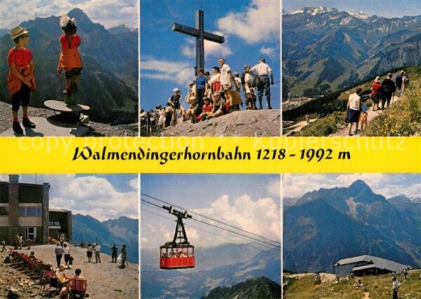Seilbahn Walmendingerhorn Kleinwalsertal Mittelb