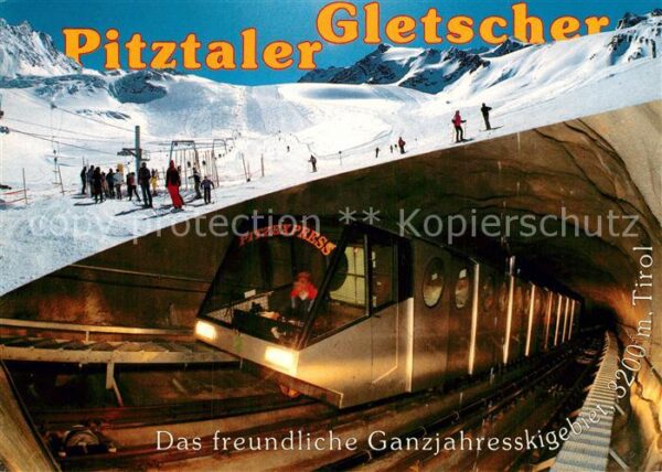 Zahnradbahn Pitztaler Gletscherbahn St. Leonhard-Mi