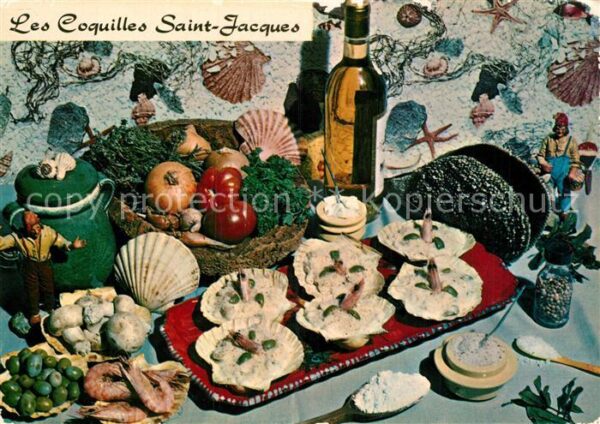 Lebensmittel Coquilles Saint-Jacques Recette