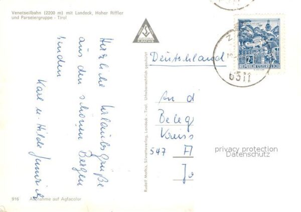 Seilbahn Venet Landeck Hoher Riffler Parseiergru – Bild 2