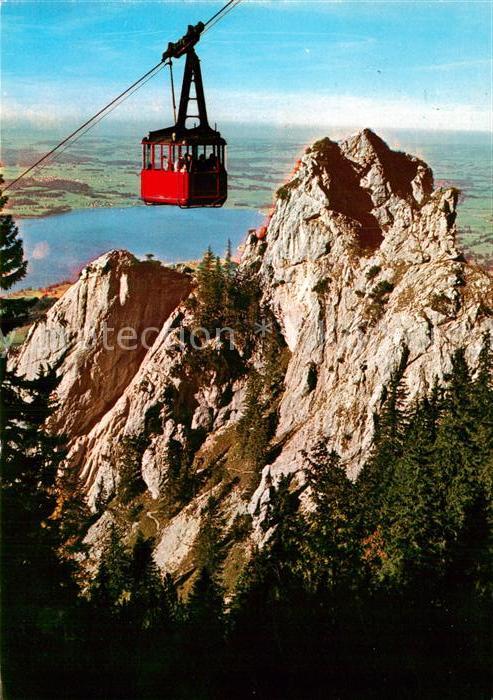 Seilbahn Tegelberg Schwangau Füssen Gelbe Wand B